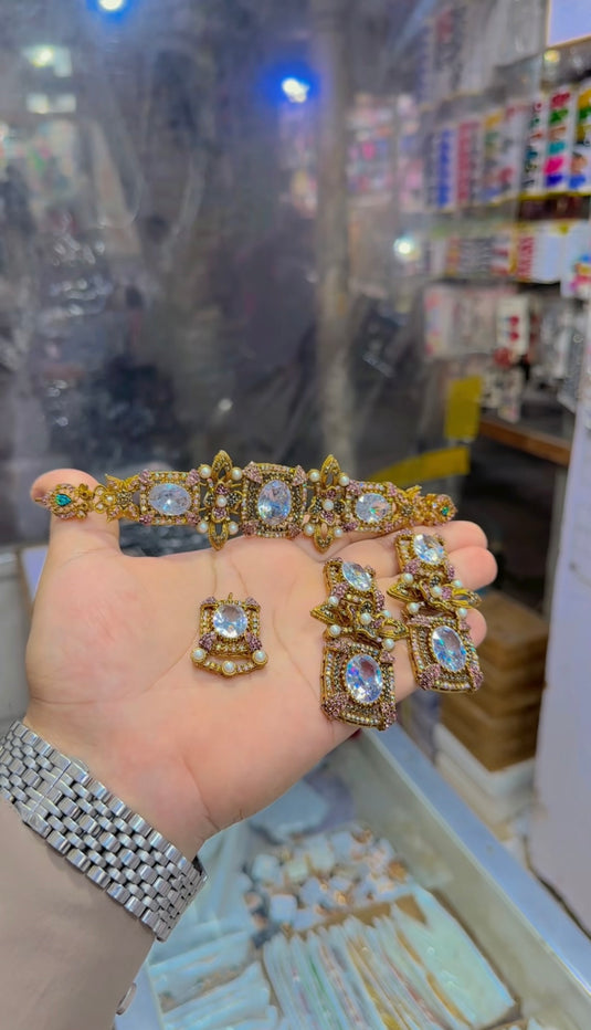 Turkish Full neck chokar set (Cs150) Very Good quality ❤️
