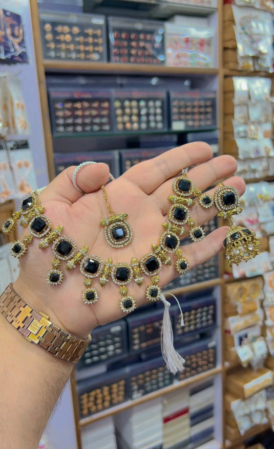 zircone necklace set (Ns164)