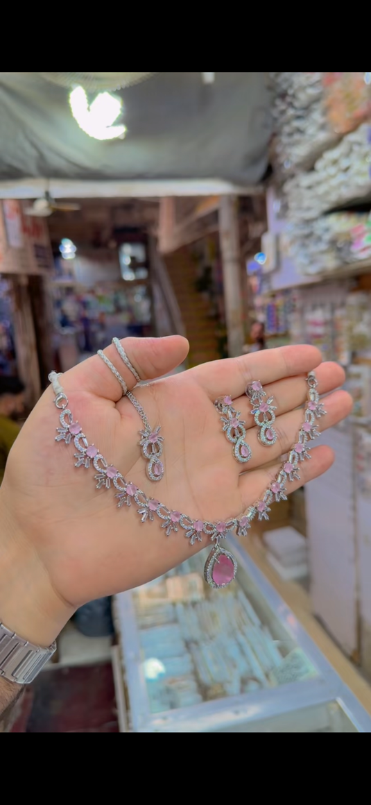 One Carrat Ad Necklace set(Ns199)