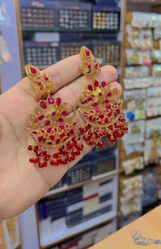 Zircone Sona polish earrings (Er96)