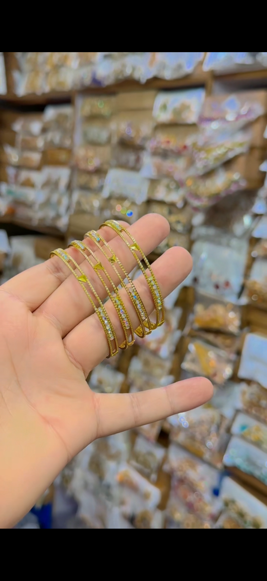 Gold plated Bangles(Bg159)