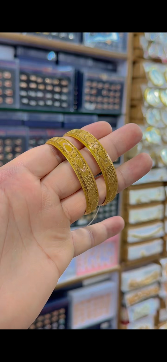gold plated bangles(bg239)