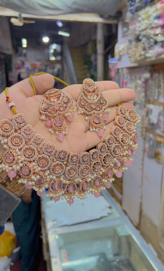 Zircone Necklace set (Ns156)