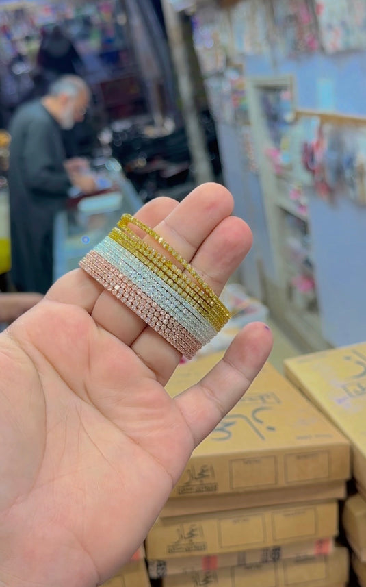 Zircone 12 bangles (Bg252)