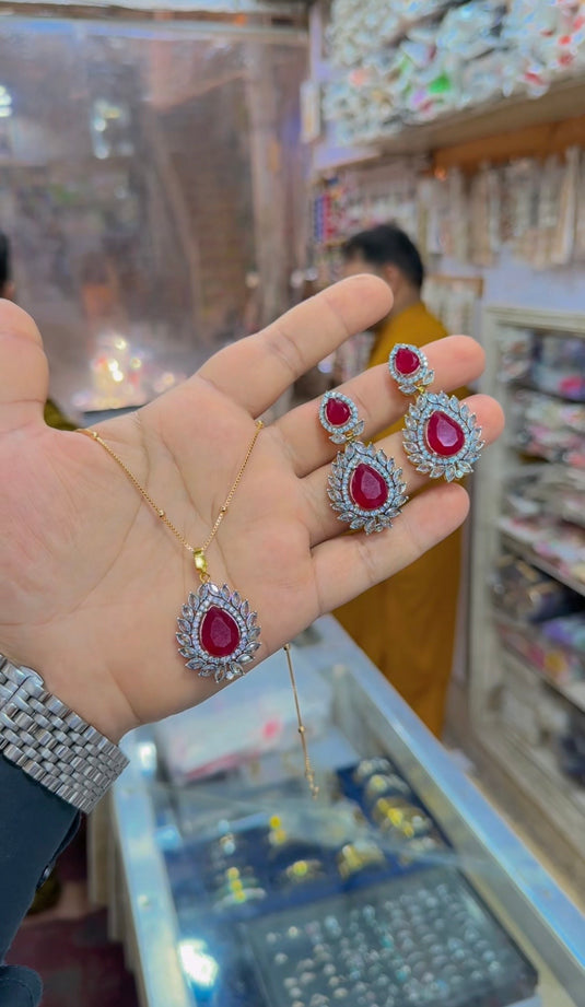 Sona polish Zircone Stones Locet set (Ls225)
