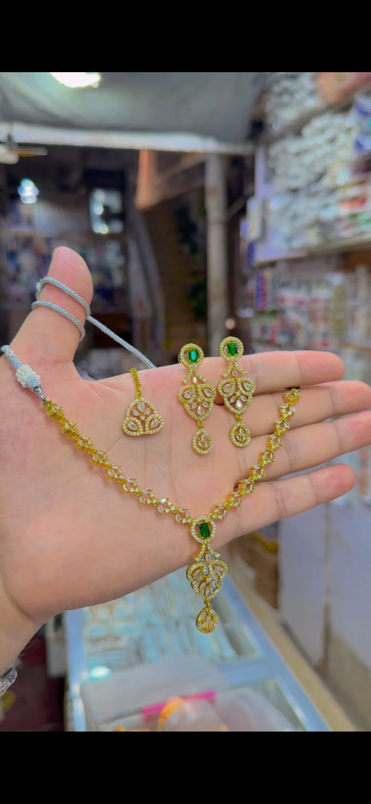 One carrat Ad Necklace set(Ns207)