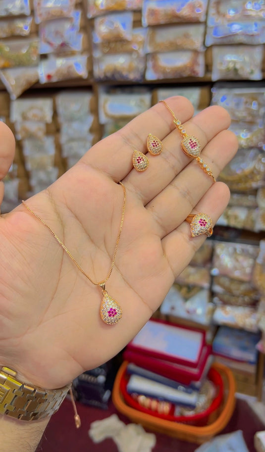 Gold plated Combo set (Ls068)
