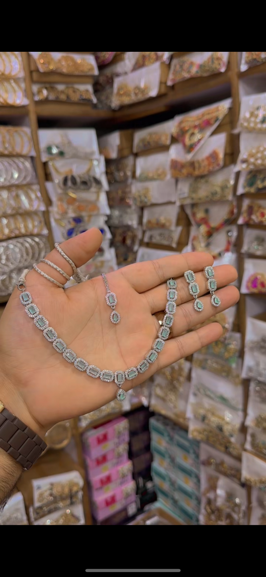 One Carrat AD Necklace set(Ns259)