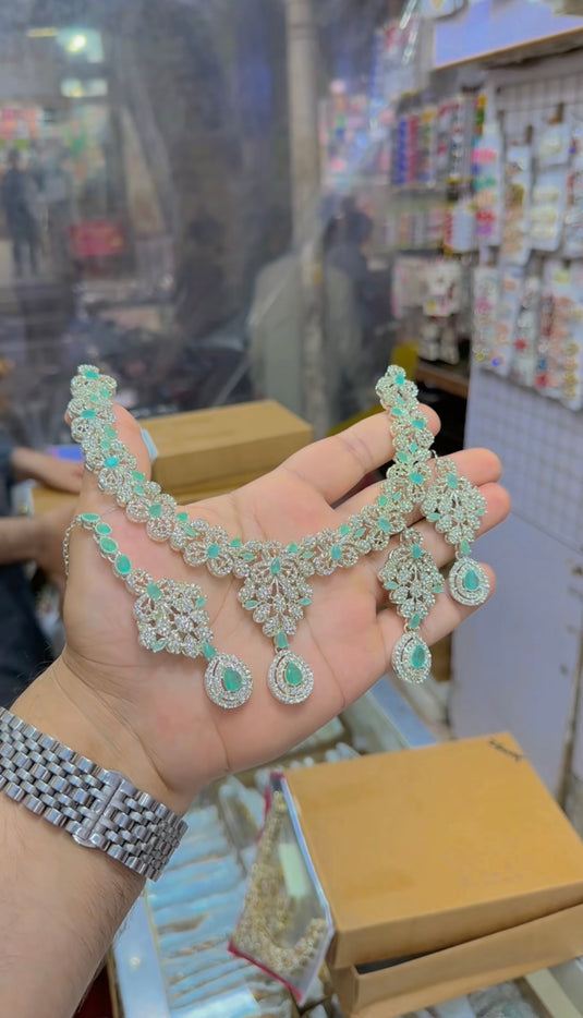Zircone necklace set (Ns298)