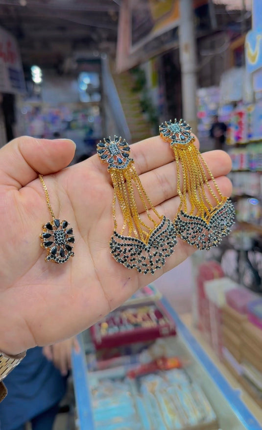 Sona polish very High quality necklace set (Ns182)