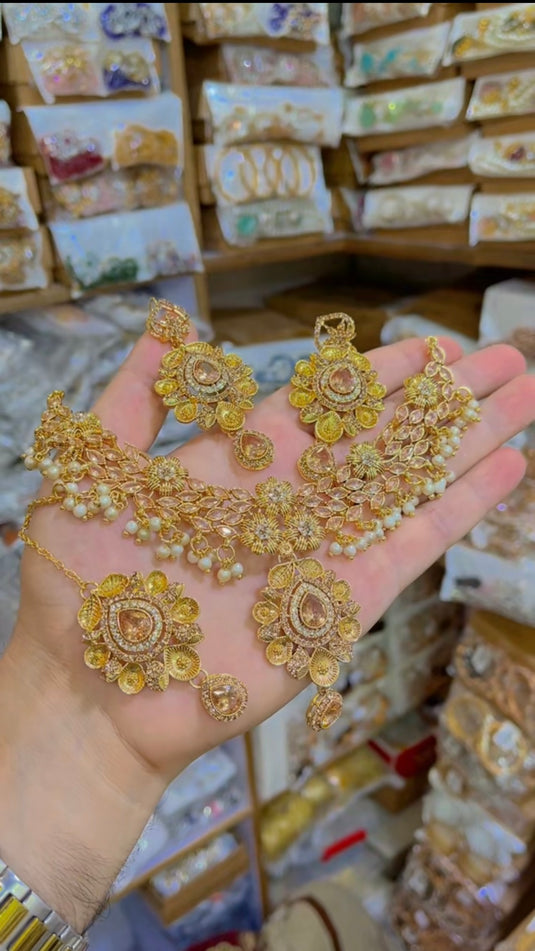 Zircone Necklace Set (Ns108)