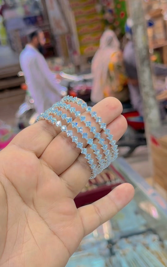 Indian zircone bangles (Bg258)