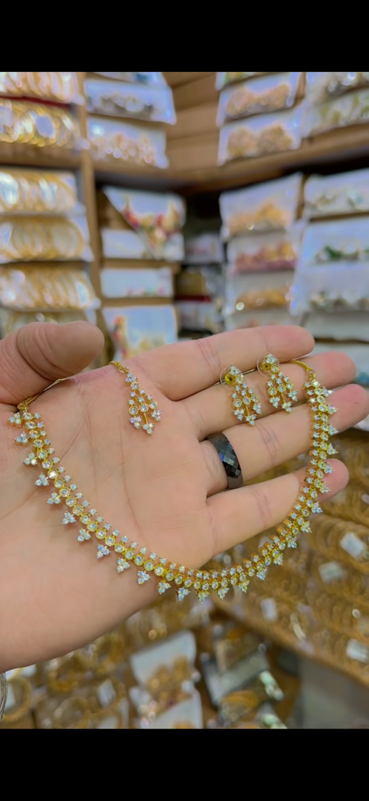 Zircone AD Necklace set(Ns180)