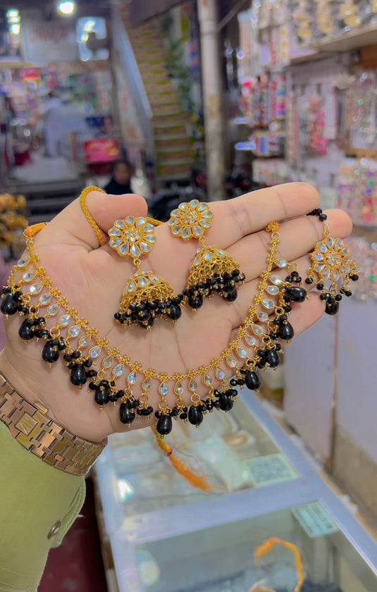 Kundan necklace set (Ns120)