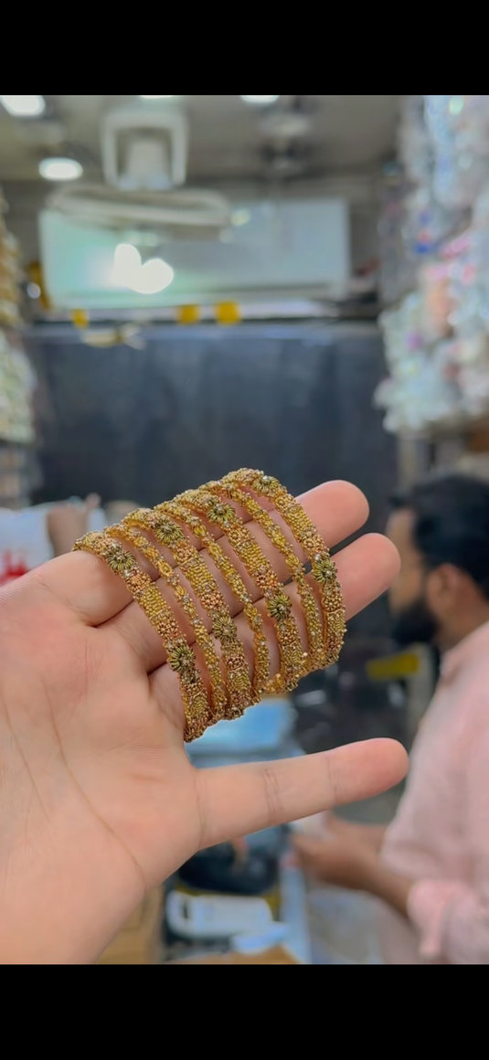 Gold plated Bangles(Bg357)