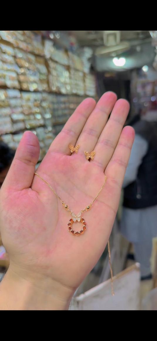 One Carrat Locket set(Ls136)