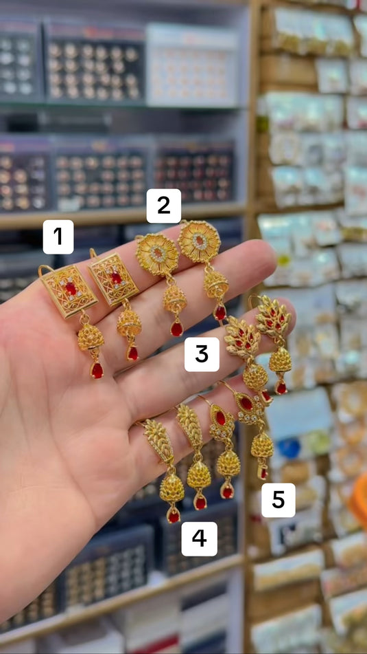 Gold plated Jhumki(Er118)
