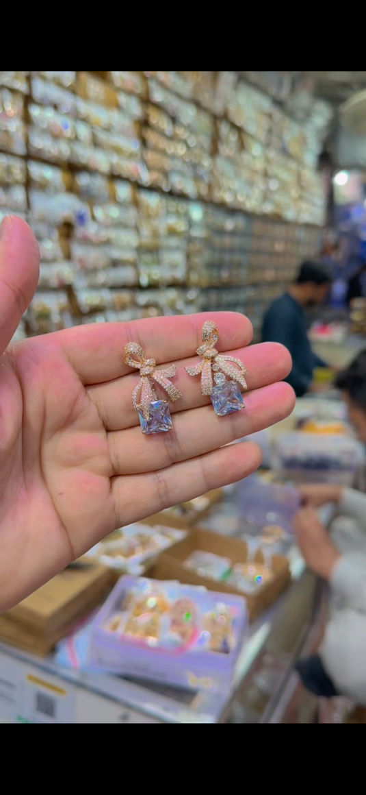 Zircone One Carrat Earrings(Er101)