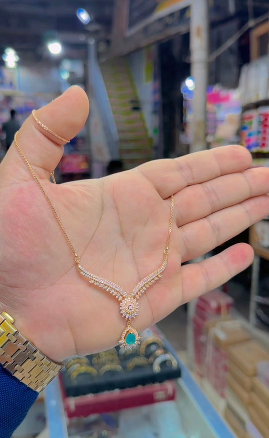 1 carat (Gold plated ) mala (Lc127)