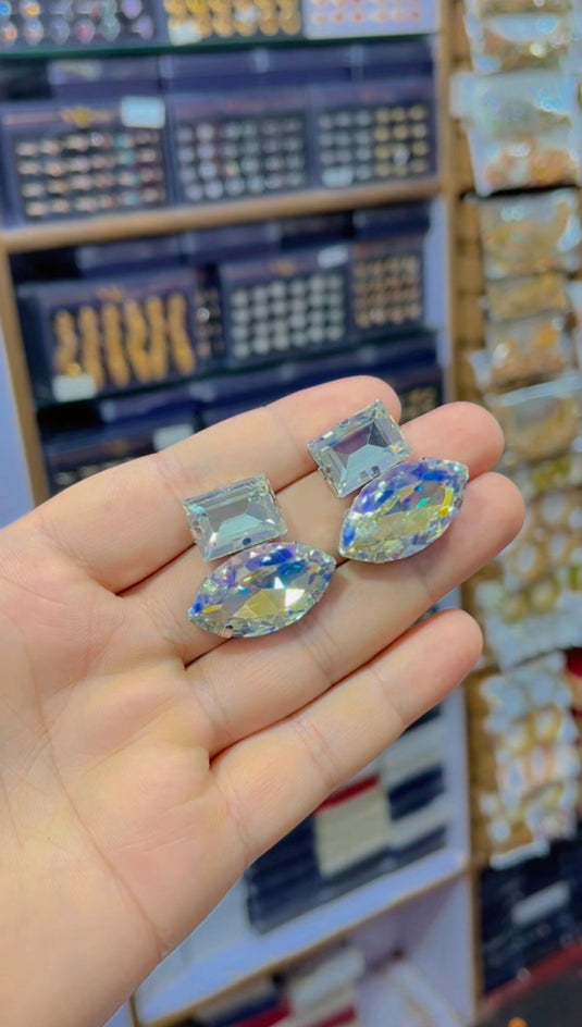 Crystal Stone Earrings(Er069)