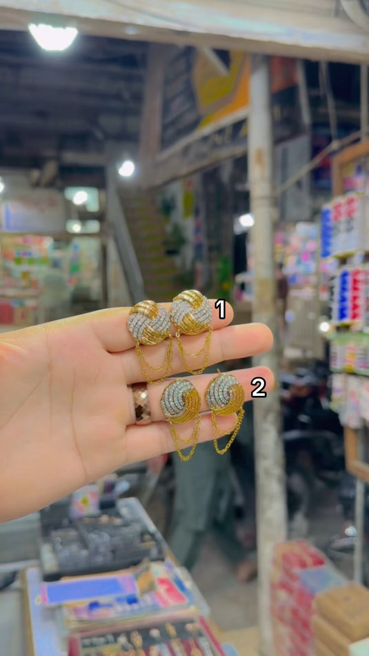 Diamond Cut Earrings(Er193)