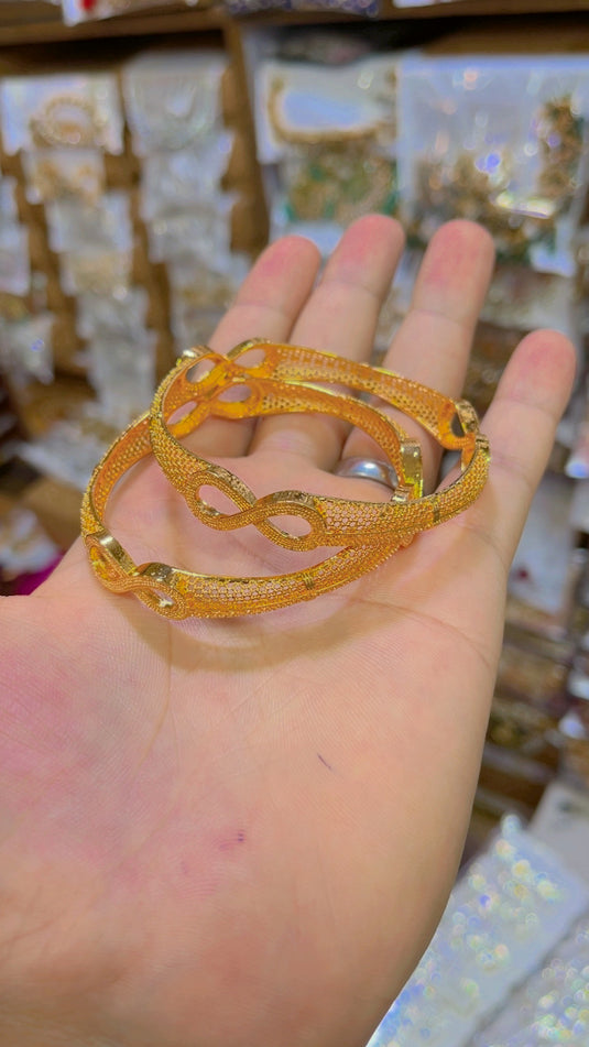 Gold plated Bangles(Bg068)