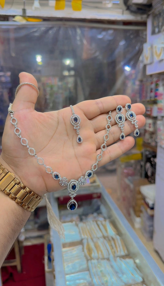 Ad (American diomand necklace set) (Ns250)