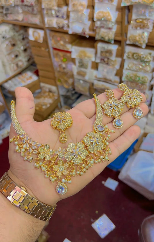 3d necklace set (Ns115)