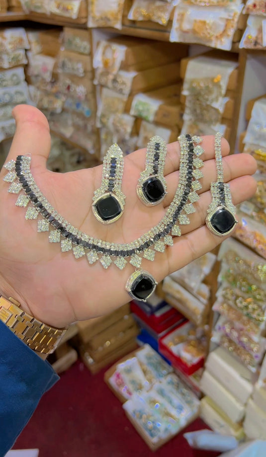 Zircone necklace set (Ns113)