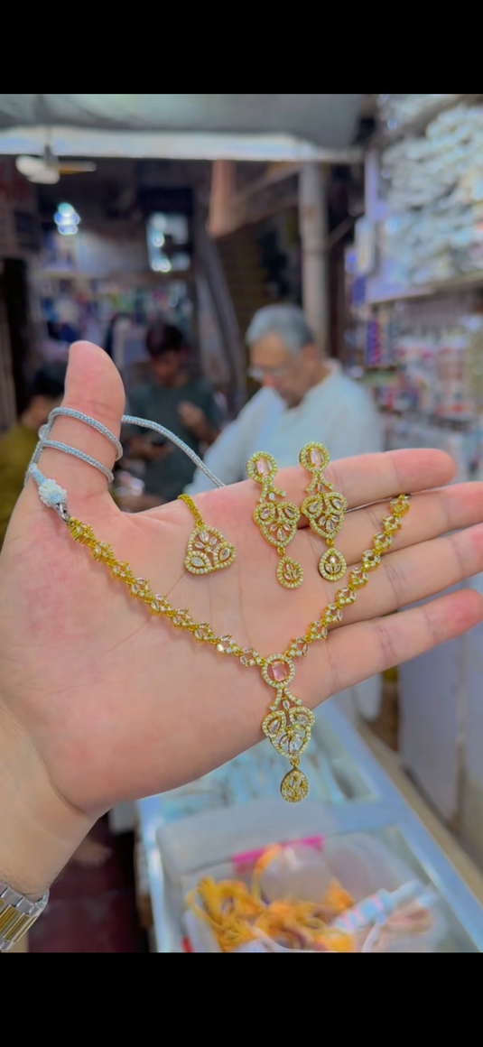 One carrat Ad Necklace set(Ns207)