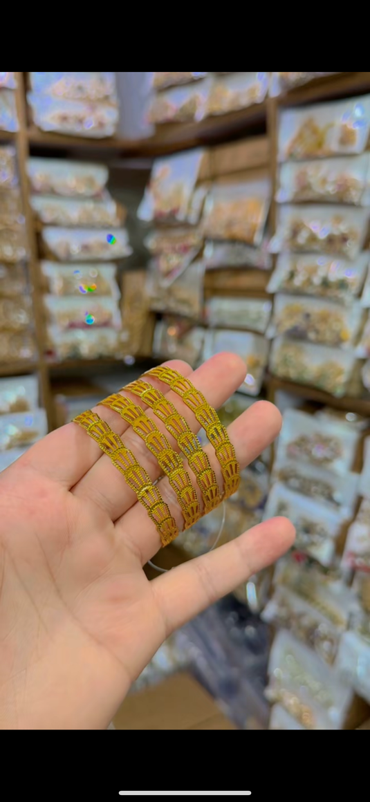 Real Gold plated Bangles(Bg255)
