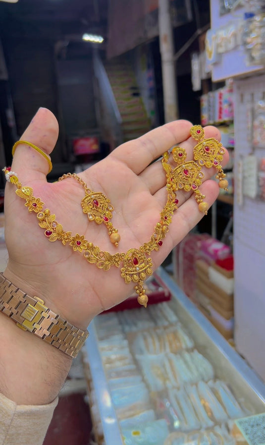 Rajwari necklace set (Ns155)