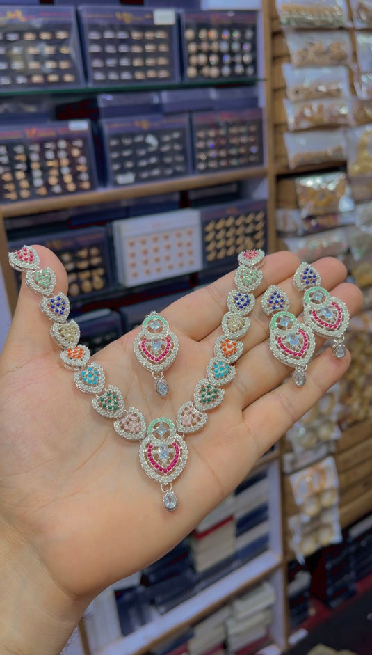 Zircone Necklace Set(Ns103)
