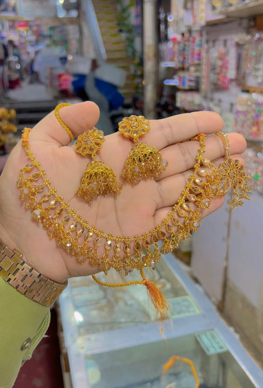 Kundan necklace set (Ns120)