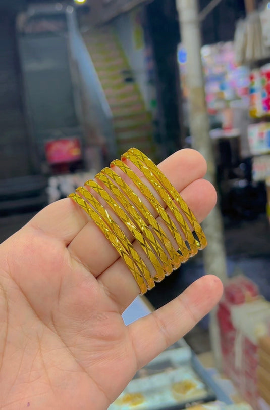 Gold plated bangles (Bg199)