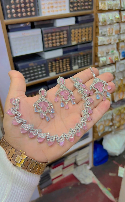 Zircone Necklace set (Ns143)