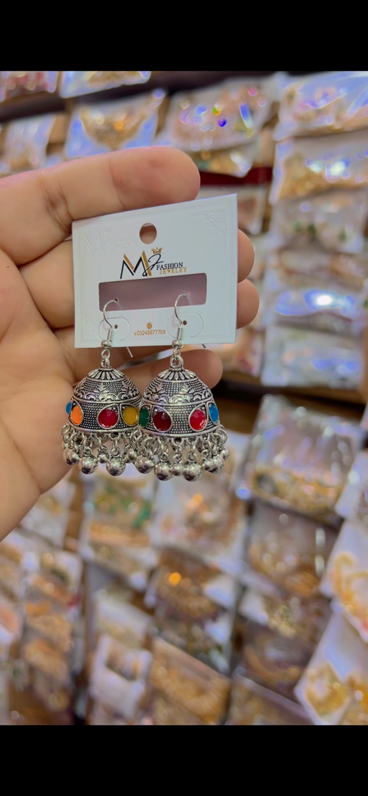 oxidise jhumki ( Er043)