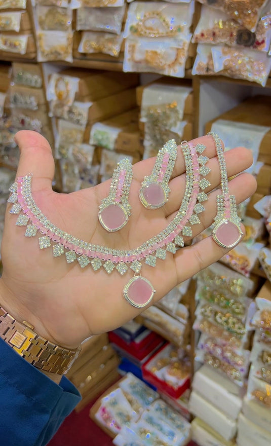 Zircone necklace set (Ns113)