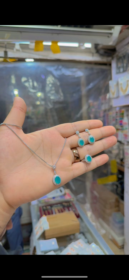 One Carrat Locket set + Ring(Ls247)