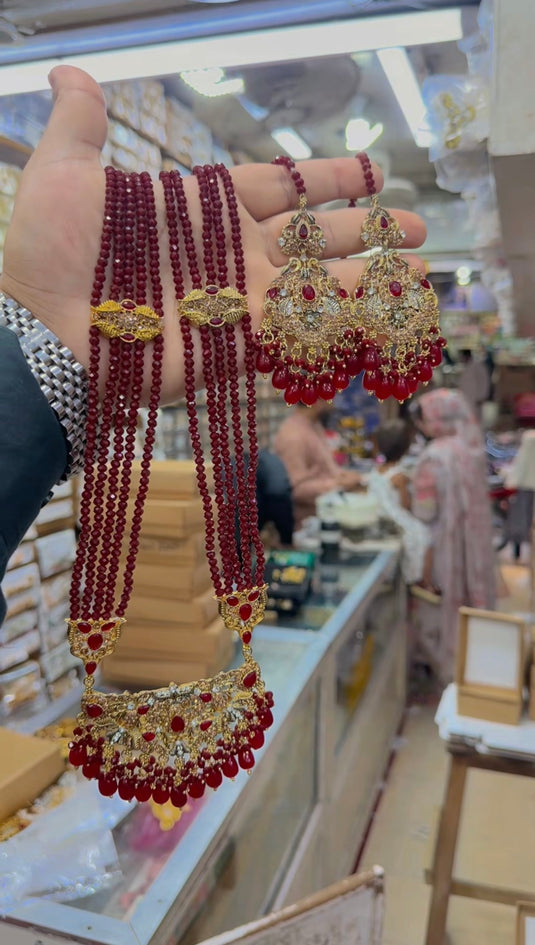 3d Bridal mala set (Ns331)