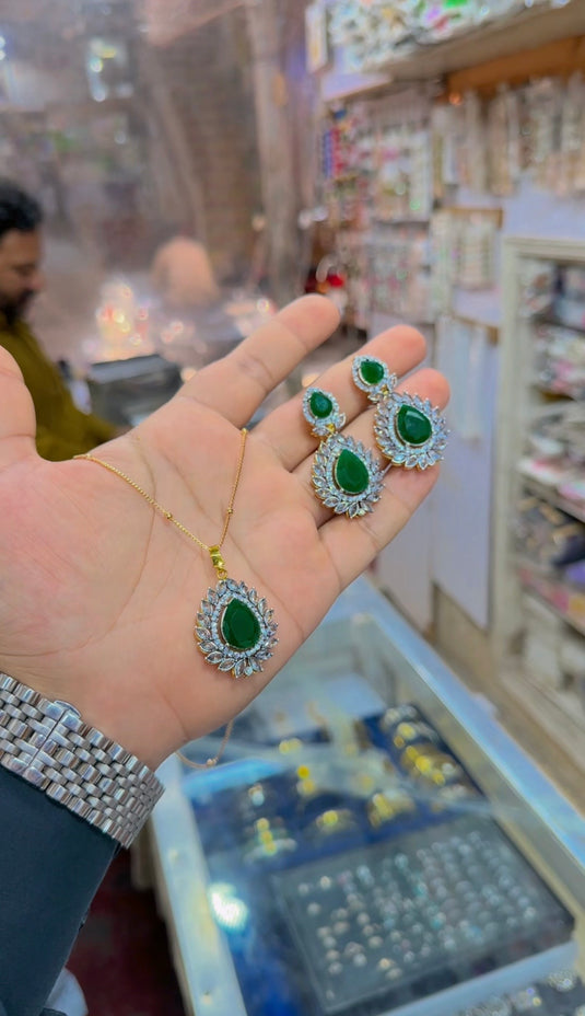 Sona polish Zircone Stones Locet set (Ls225)