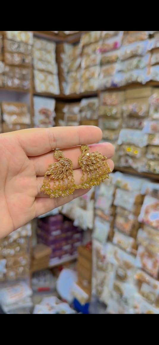 Real Sona Polish Zircone Earrings(Er99)