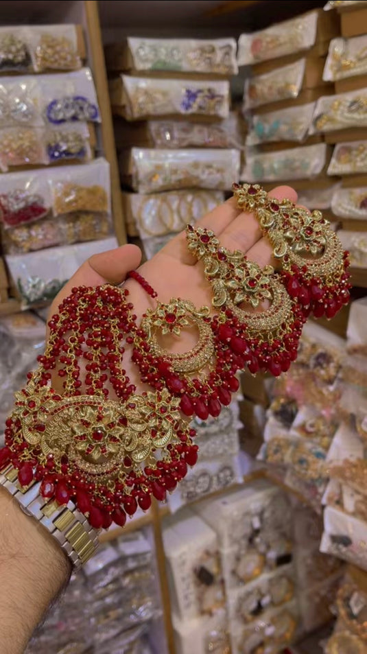 Real Gold Polish Zircone Bridal Set(Ns109)