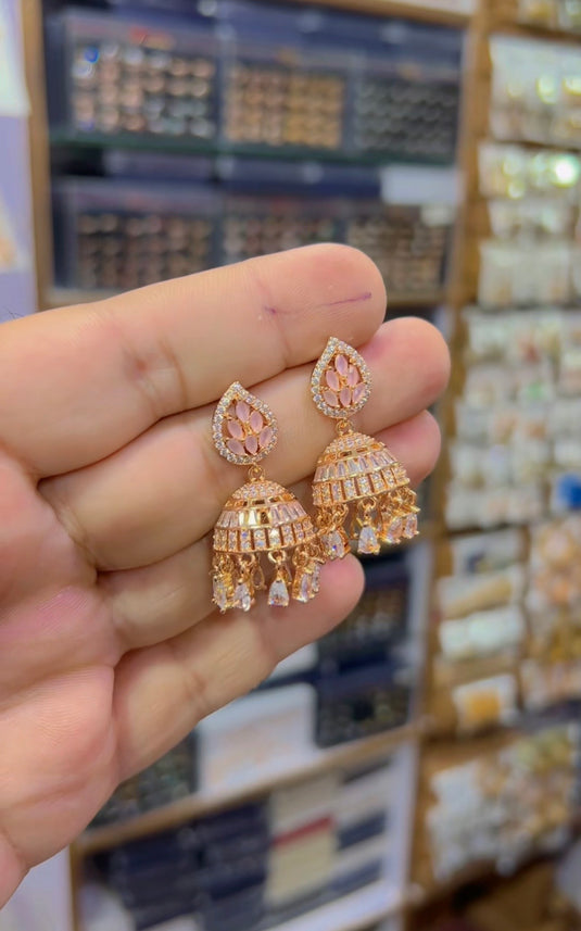 1 carat (Ad) Jhumki (Er104)