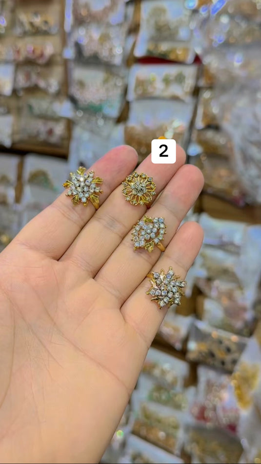 Real Sona polish Ganga Jamni Ring(Rg082)