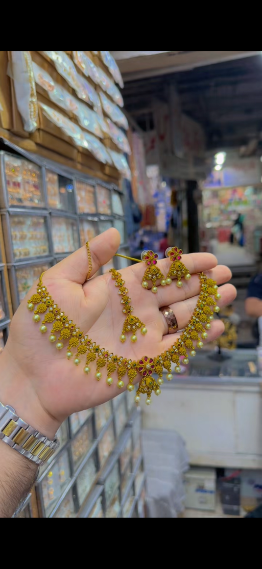 South Indian Necklace set(Ns328)