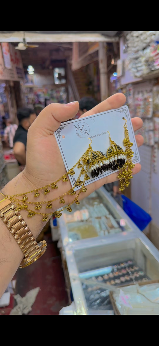 Kashmiri saharay waly jhumka(Er154)
