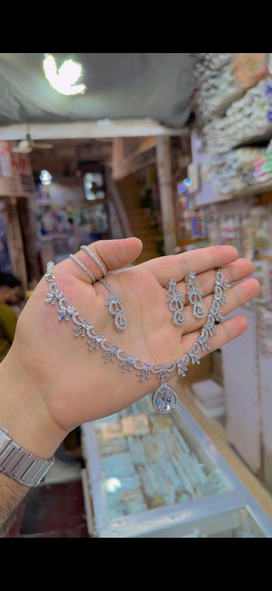 One Carrat Ad Necklace set(Ns199)