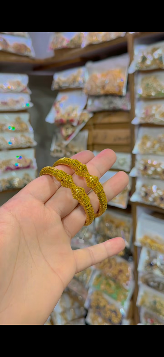 Gold plated Bangles(Bg253)