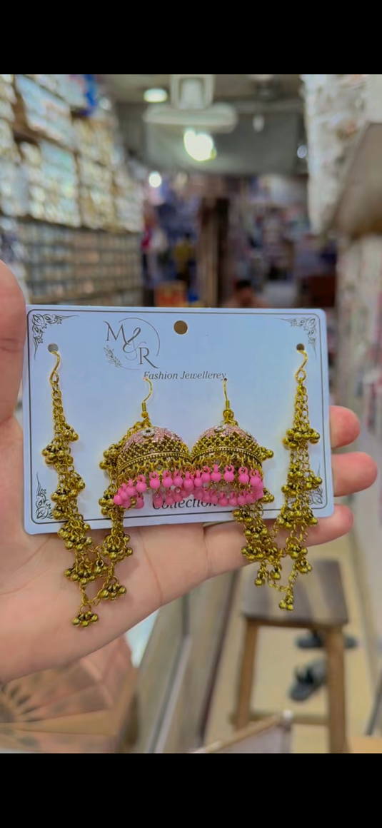 Kashmiri Sharay wali Jhumki (Er152)